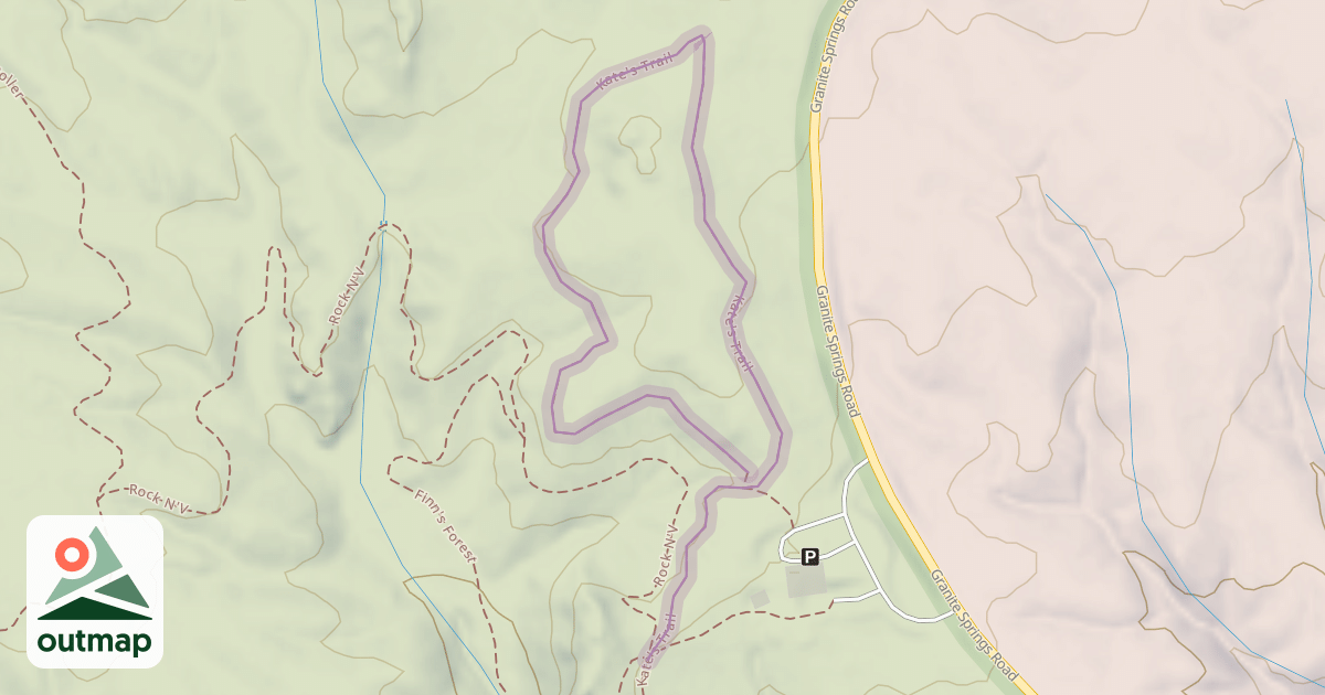 Map of Kate's Trail