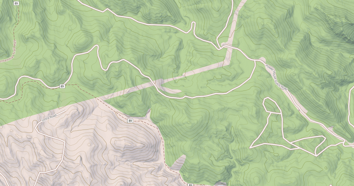 Map preview of BRUSH CREEK