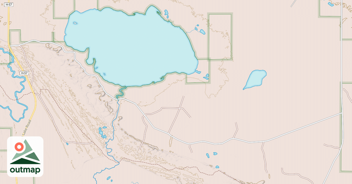 Map of ROUND LAKE