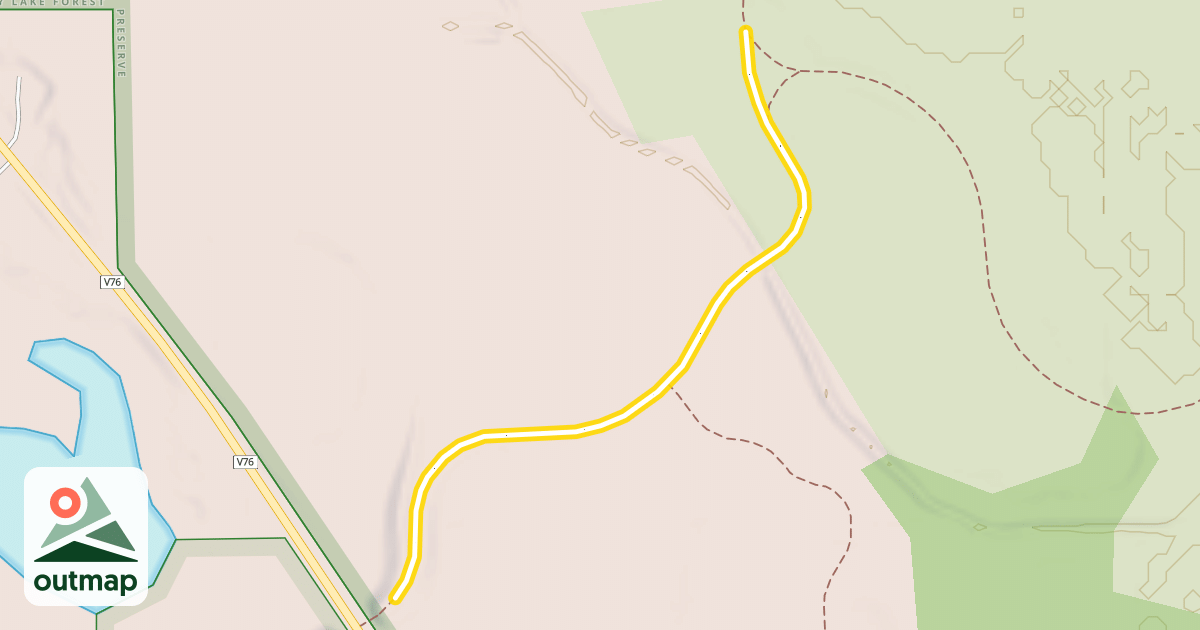 Map of Fort Hill Trail