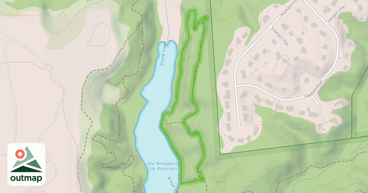 Map of Woodland Loop