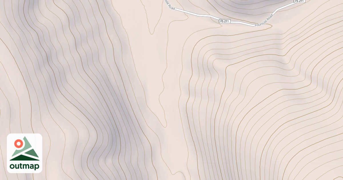 Map of FOURMILE CR