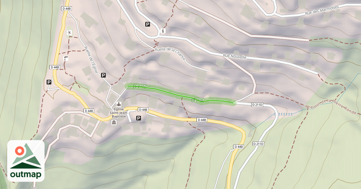 Map of Rue d'En Haut