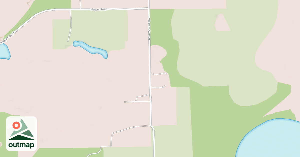 Map of Lake George State Forest Trail