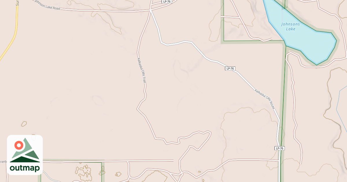 Map of Kalkaska Trail