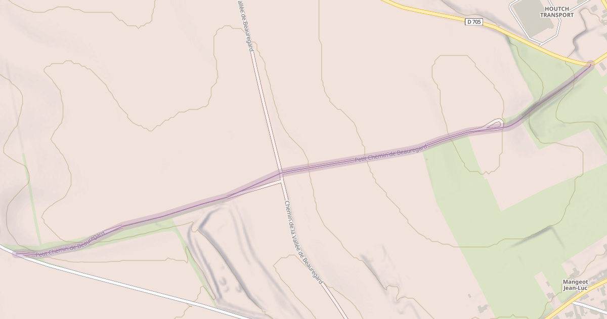 Map preview of Petit Chemin de Beauregard