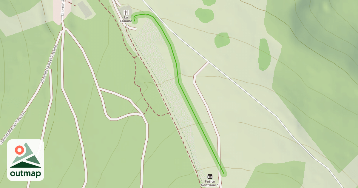Map of Petite Gentiane