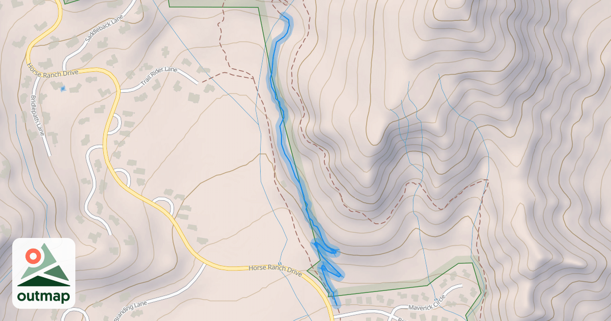 Map of Rim Trail North