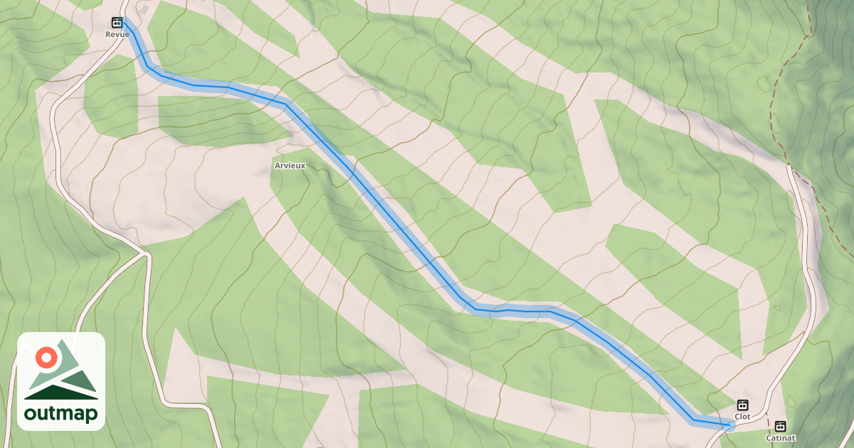 Map of Les Chevreuils