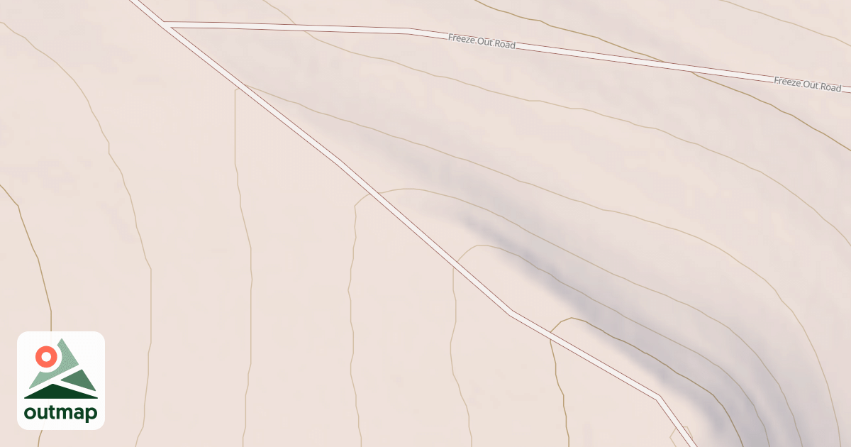 Map of FREEZE OUT POINT