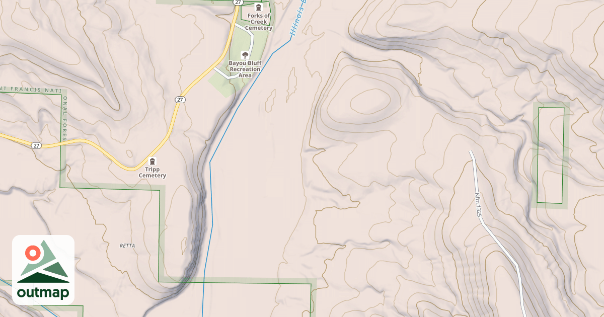 Map of BENCH RD
