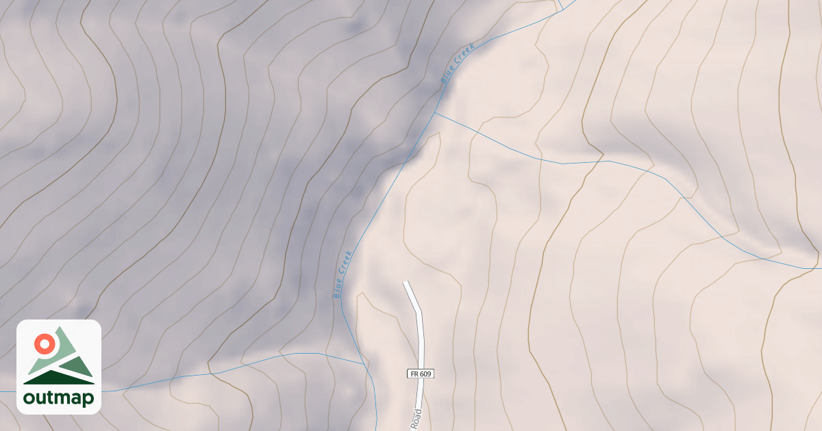 Map of BLUE CR