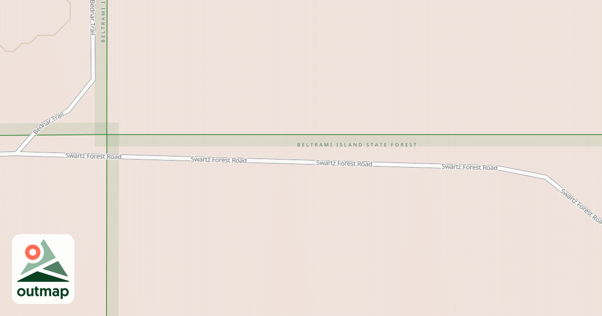 Map of Warroad/Roseau Trails