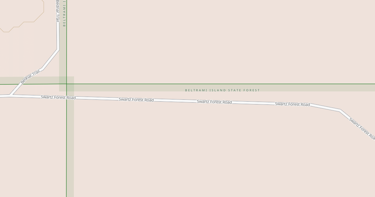 Map preview of Warroad/Roseau Trails