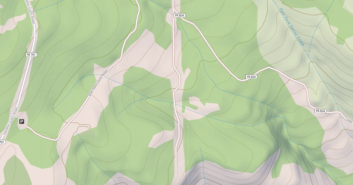 Map preview of POWERLINE SPUR