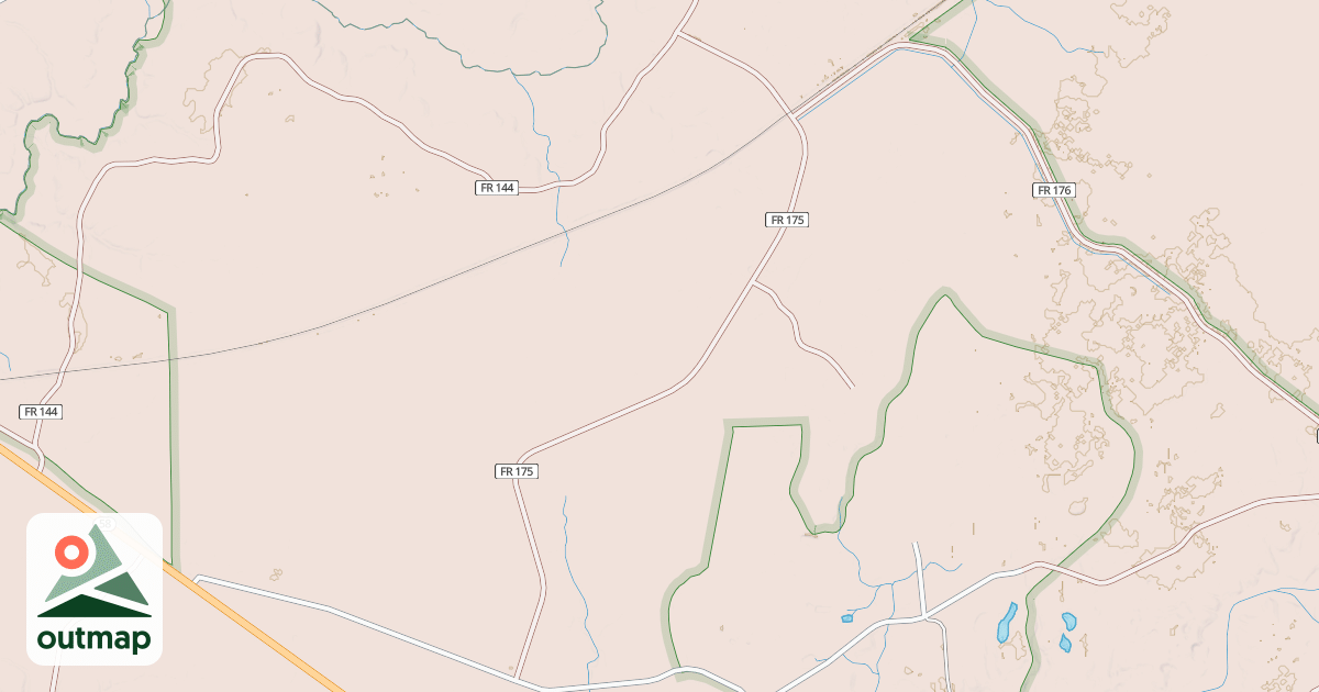 Map of SANDERS BRANCH