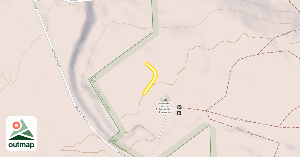 Map of Roberts Farm Trail