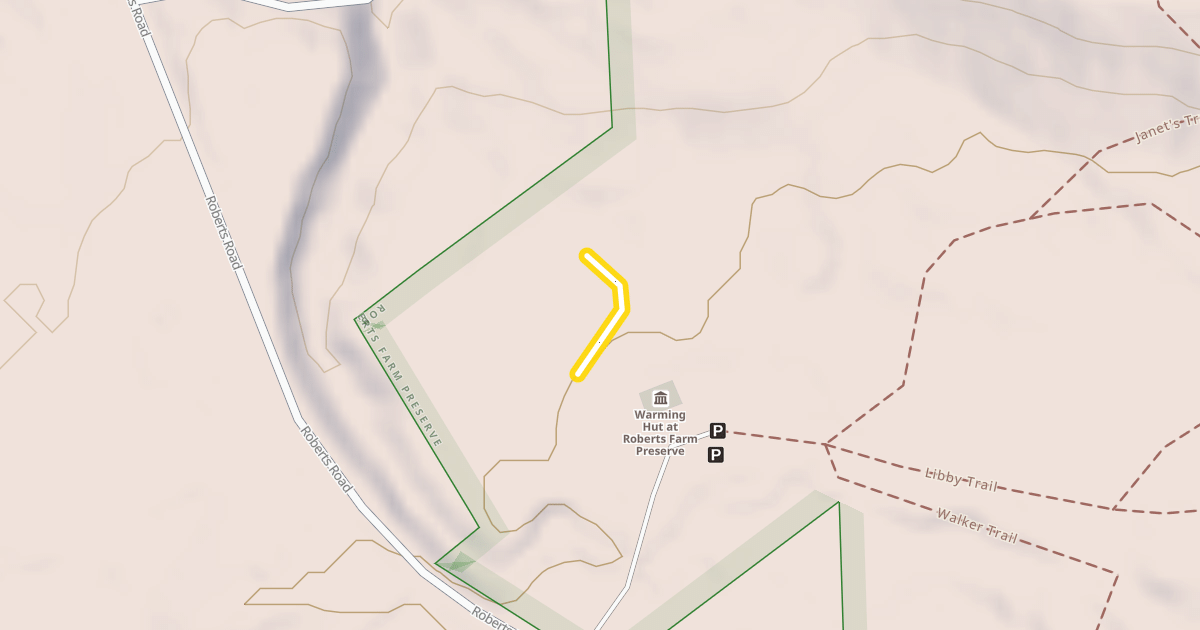 Map preview of Roberts Farm Trail