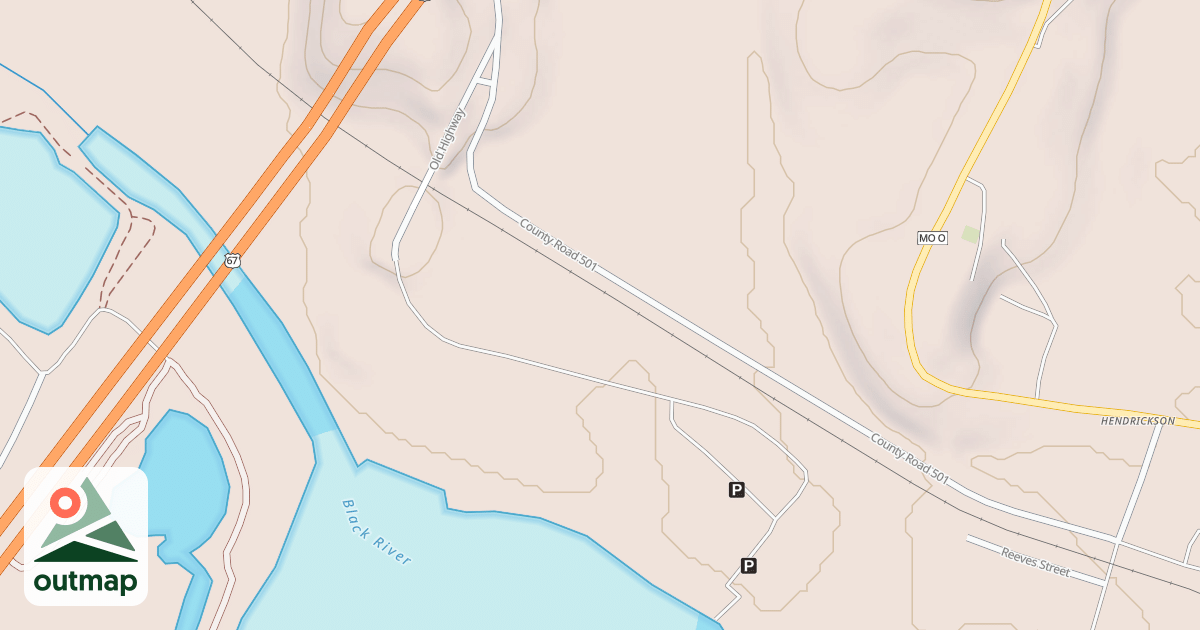 Map of HENDRICKSON BOAT LAUNCH