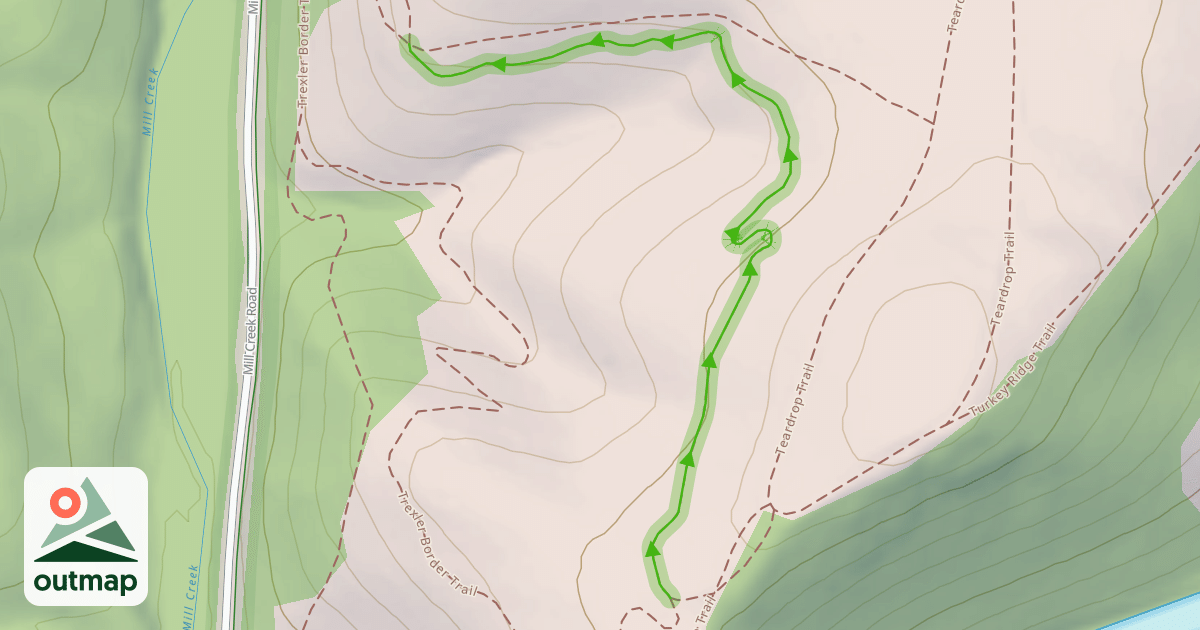 Map of Brian's Trail