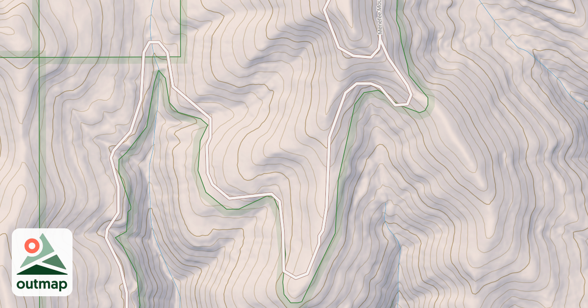 Map of Menefee E-Trail