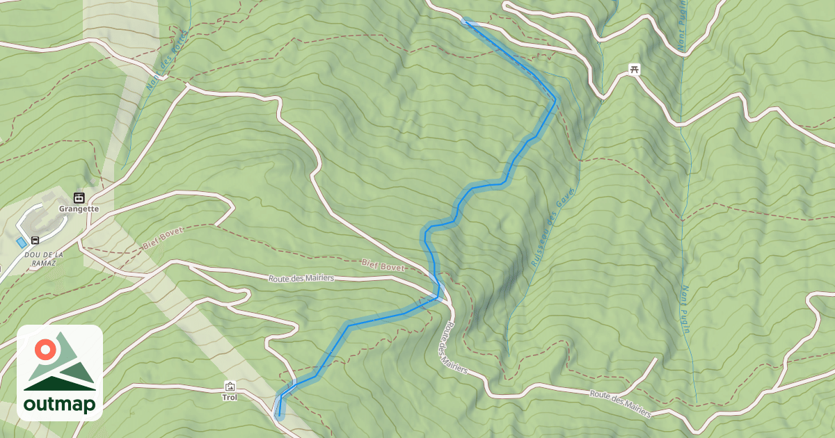 Map of Bois Crozelin