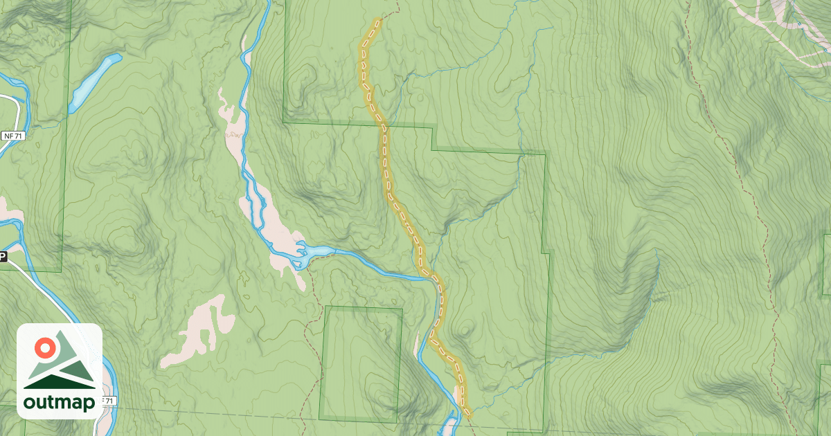 Map of Catamount Trail