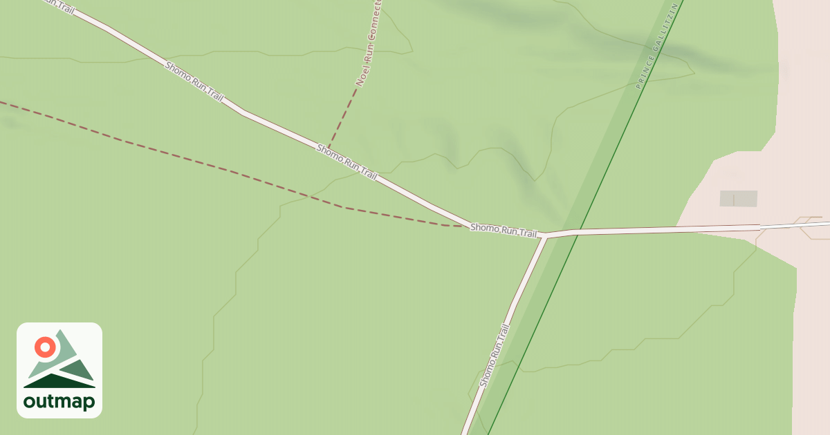 Map of Prince Gallitzin State Park Trails