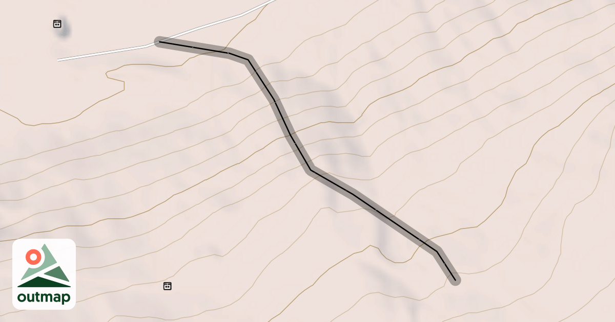 Map of Bottom's Chute