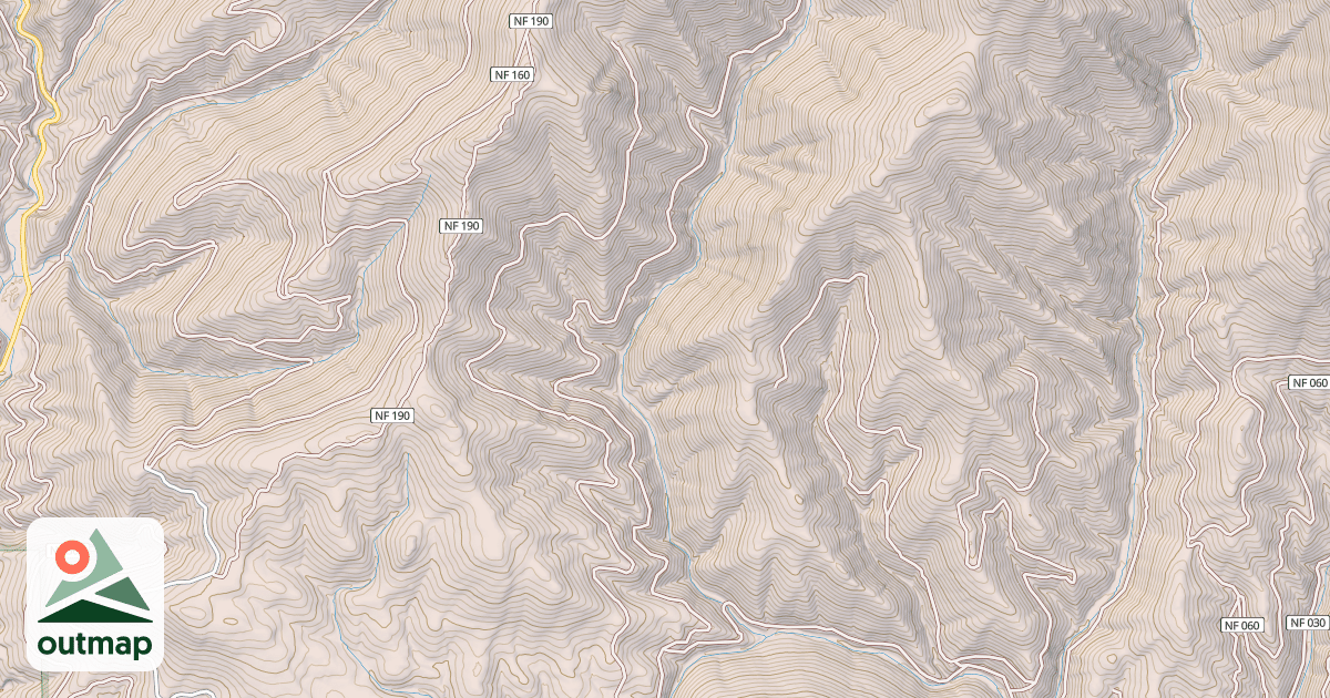 Map of USFS National Forest System Roads {9905F94E-8B1C-4CB2-B131-FD482DFBED85}