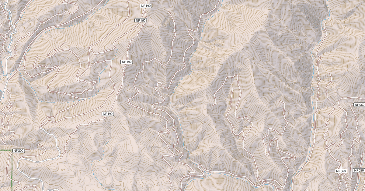 Map preview of USFS National Forest System Roads {9905F94E-8B1C-4CB2-B131-FD482DFBED85}
