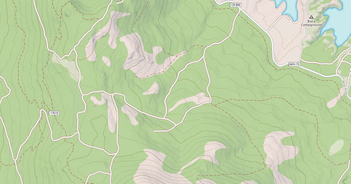 Map preview of Boca Hill Ohv