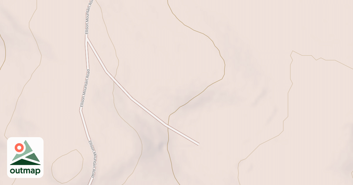 Map of ELLISON PROSPECT SPUR