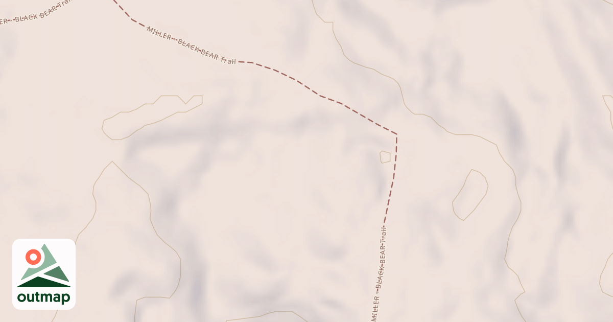 Map of Miller-Black Bear Trail