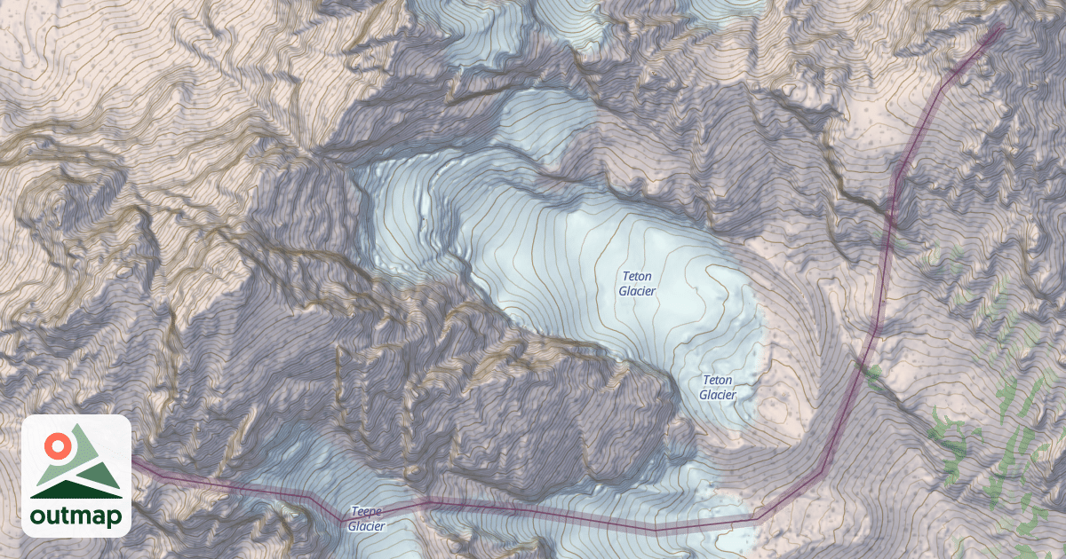 Map of Black Dike Traverse