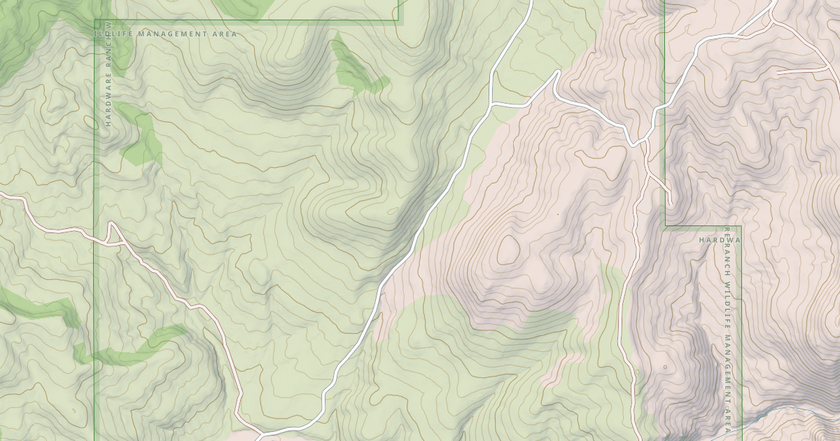Map preview of Sinks Trail Winter Sport