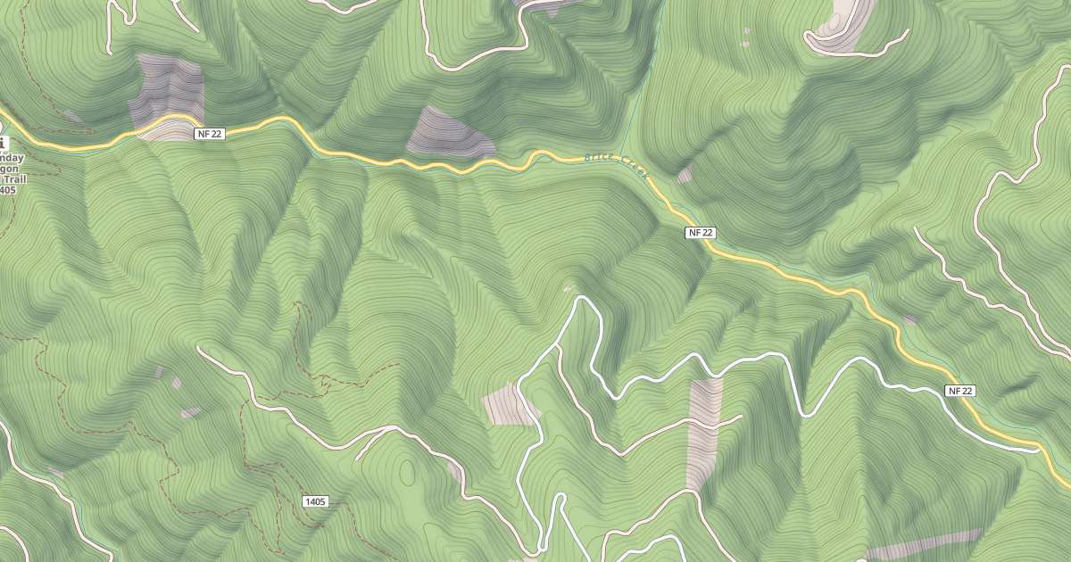Map preview of CO. RD. 2470 - BRICE CREEK