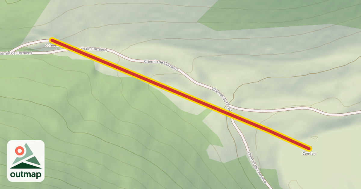 Map of Cornien