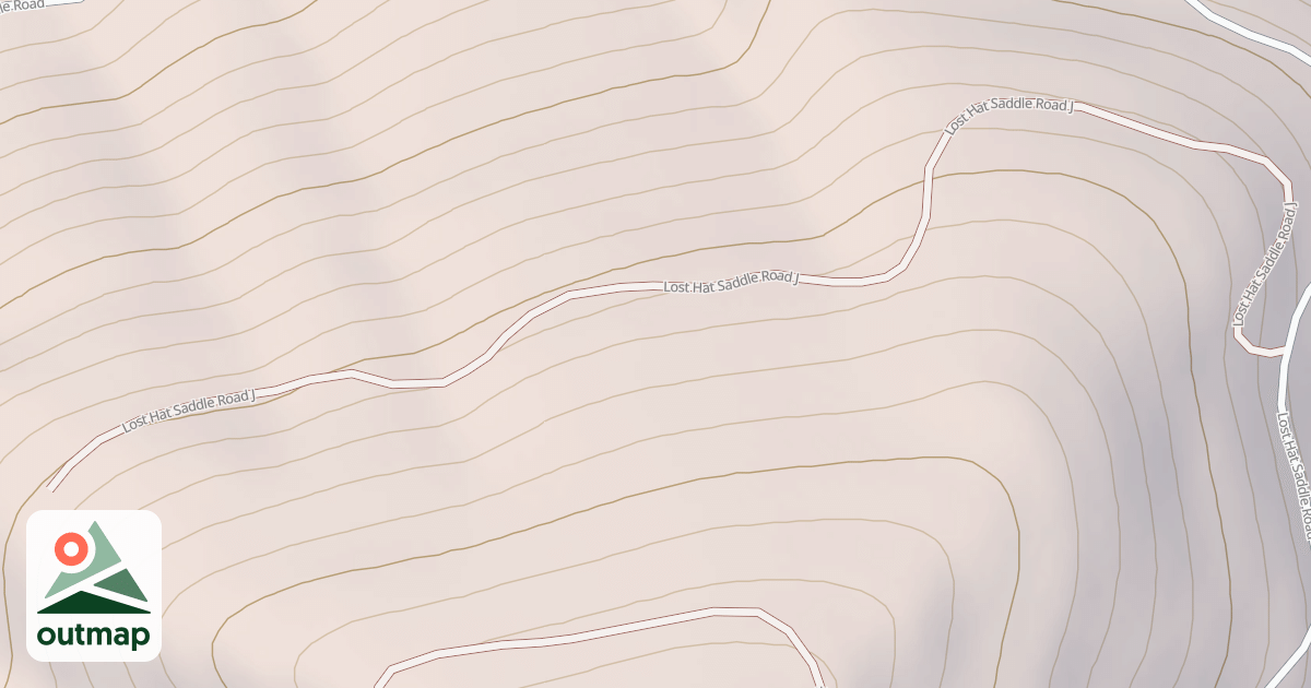 Map of LOST HAT SADDLE J