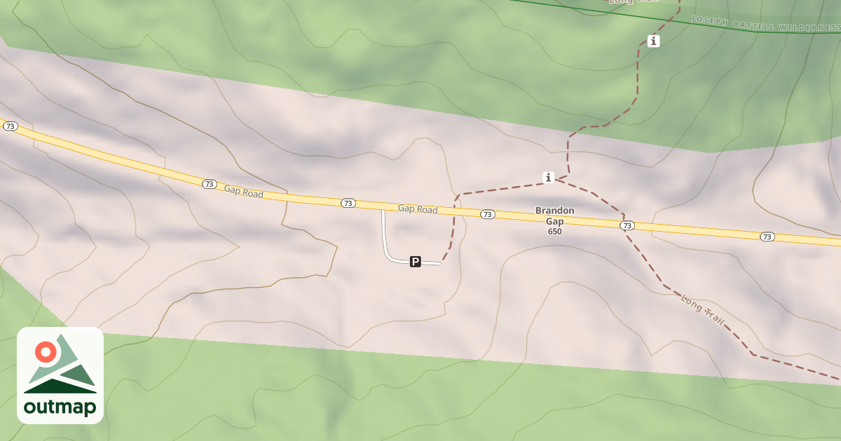 Map of BRANDON GAP PARKING