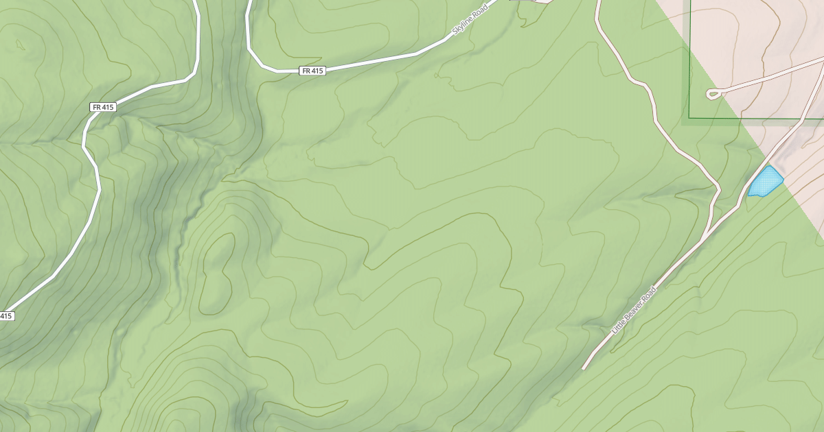 Map preview of LITTLE BEAVER SPUR 2B