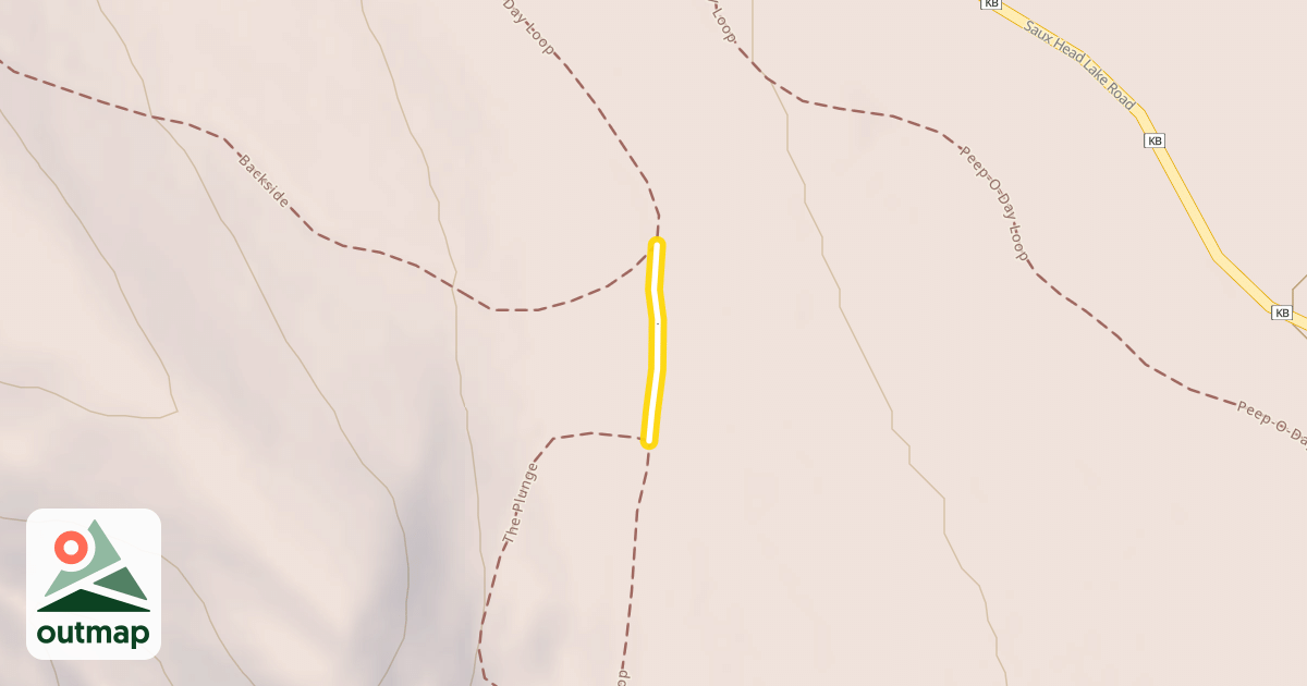 Map of Peep-O-Day Loop