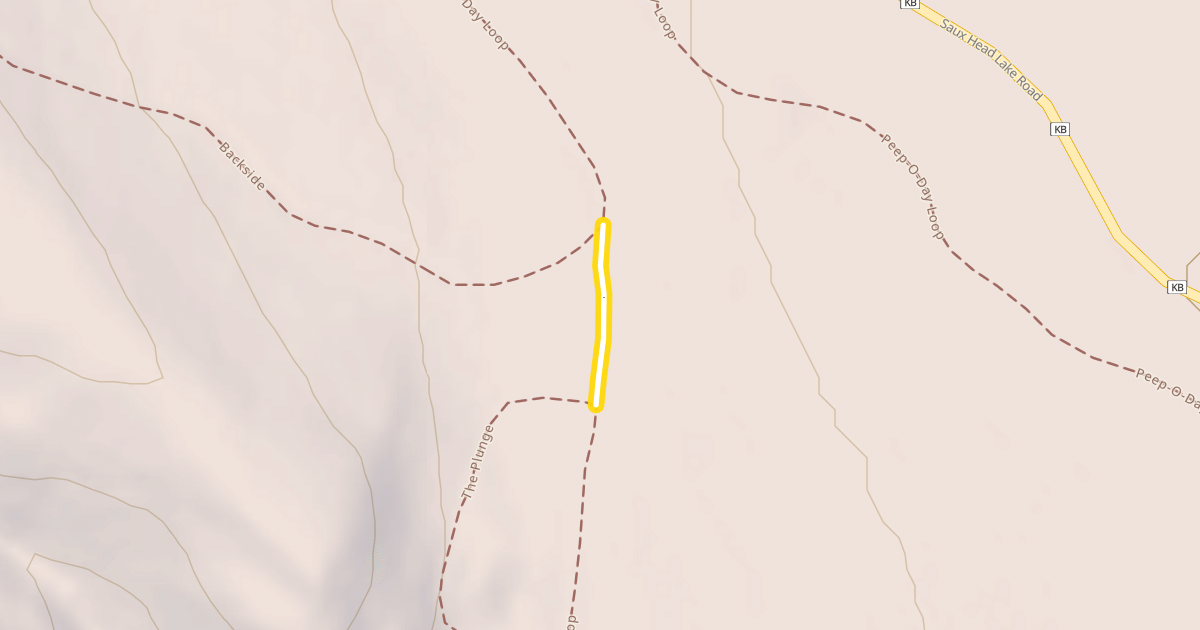 Map preview of Peep-O-Day Loop