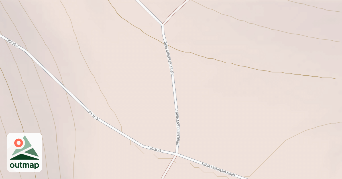 Map of Table Mountain Sled Trail