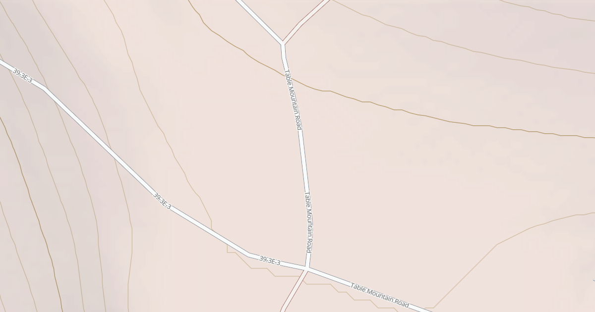 Map preview of Table Mountain Sled Trail