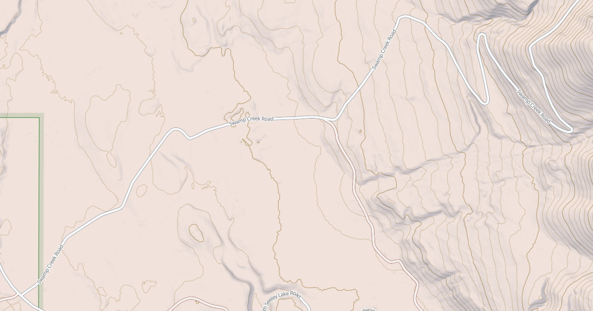 Map preview of SWAMP CREEK (SEELEY LAKE)