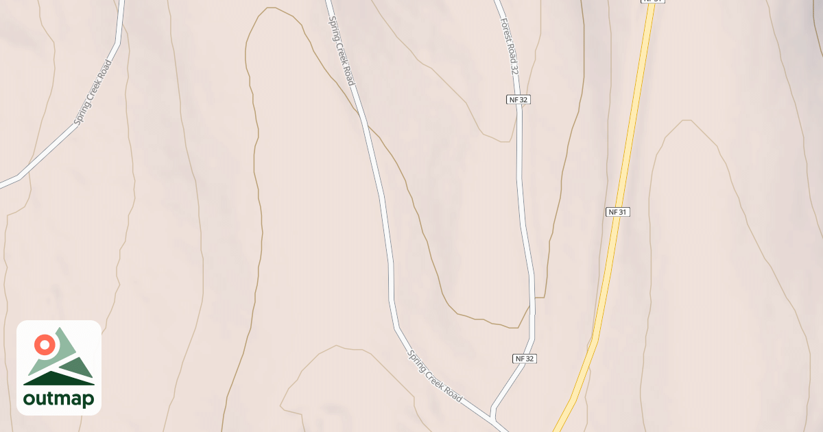 Map of SPRING_CREEK