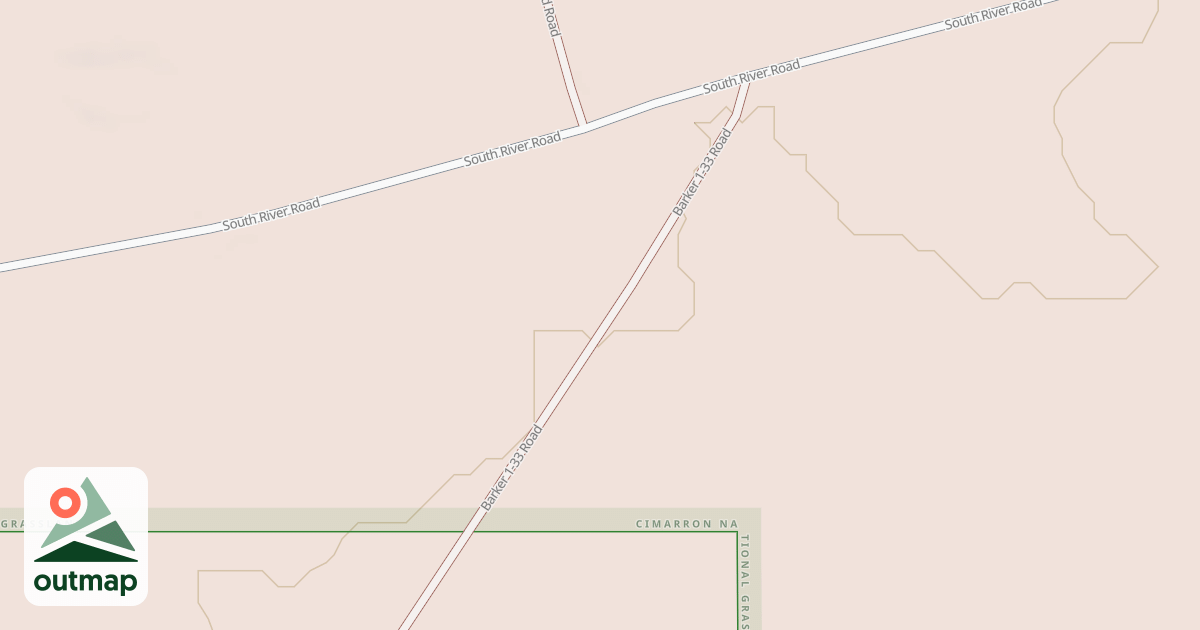 Map of BARKER 1-33