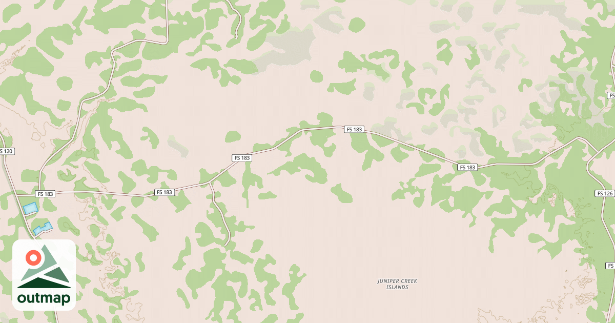 Map of JUNIPER SWAMP