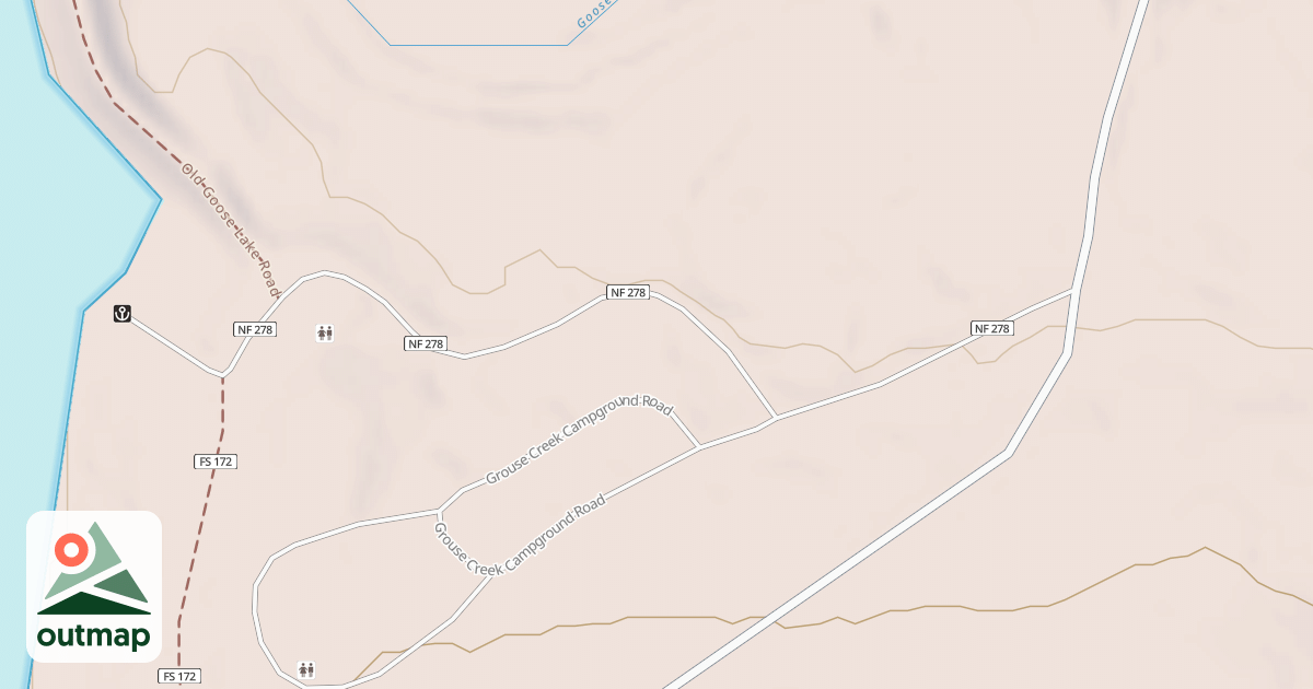 Map of GROUSE CREEK CG